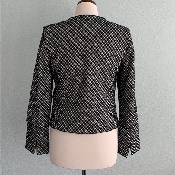 SPANX Ponte Plaid Jacquard Lady Jacket - Picture 10 of 16